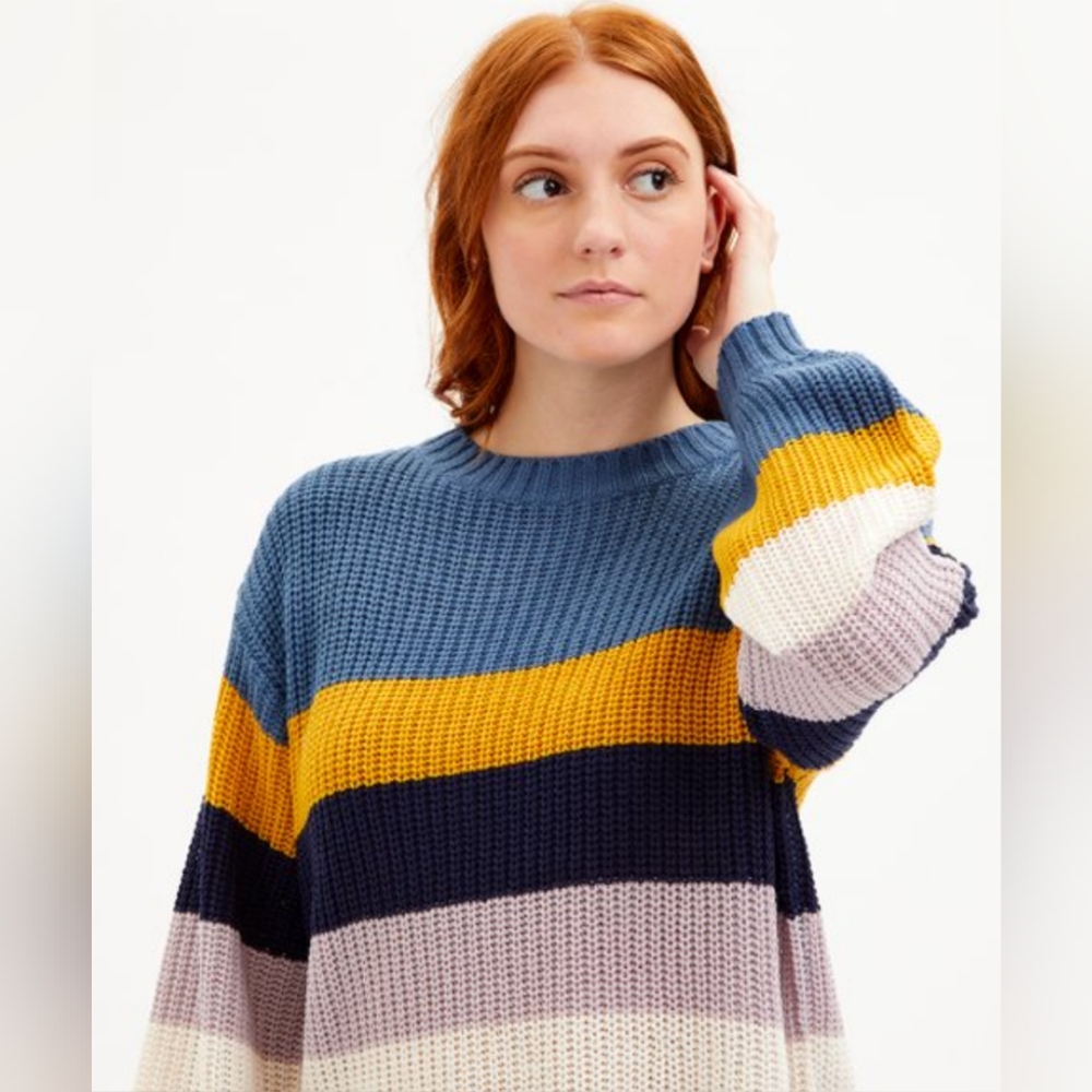 $15 Or 2 For $20 NEW Blue & Yellow Stripe Sweater